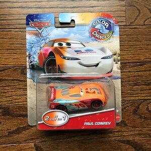 Disney Pixar Cars Color Changers - Paul Conrev from Cars 3 - BRAND NEW IN BOX!